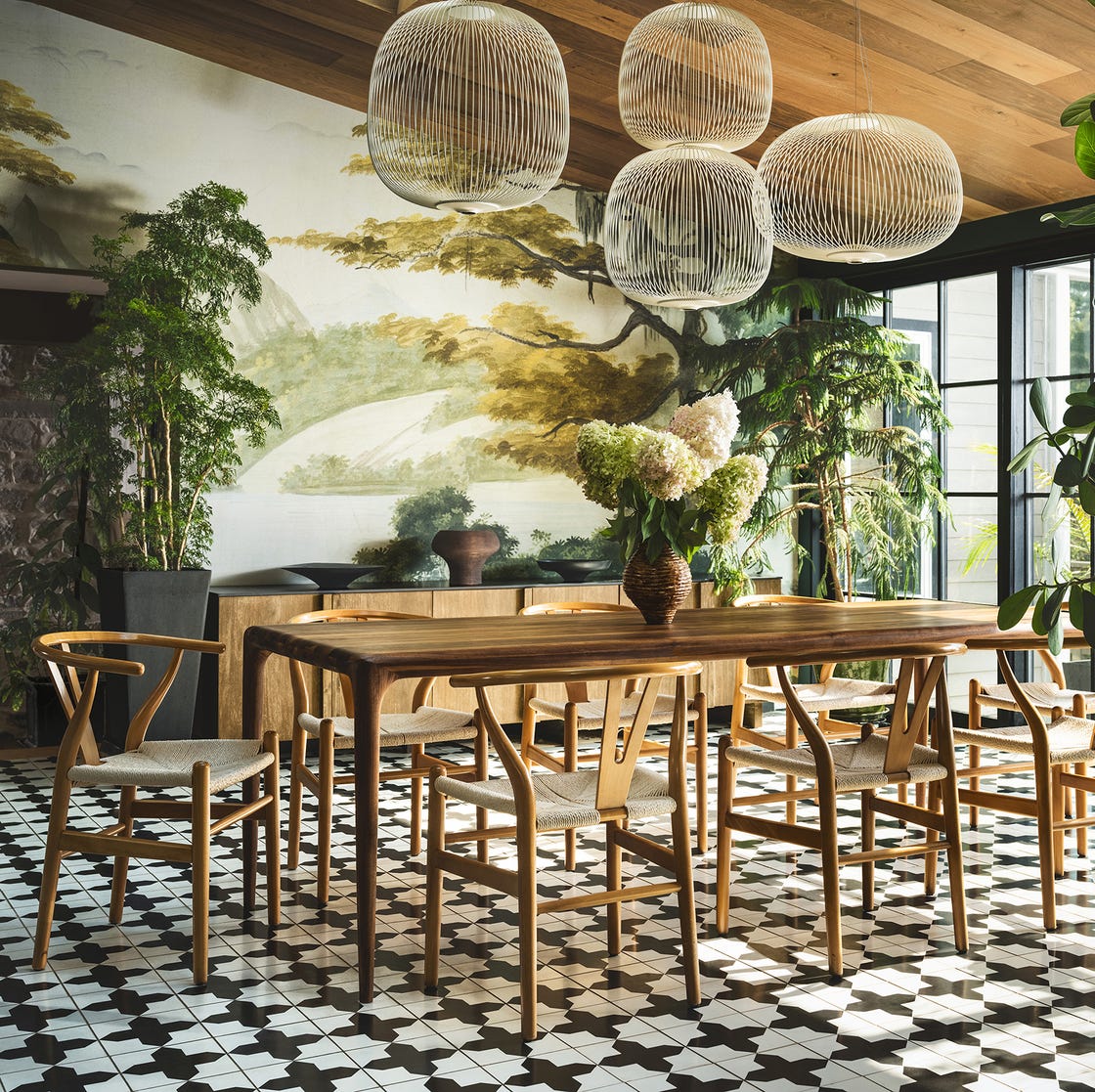 Luxury Dining Room Wallpaper