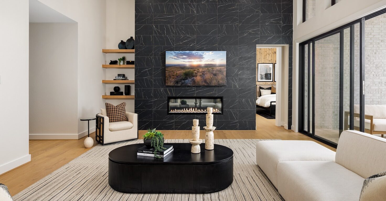 Modern Living Room Accent Wall